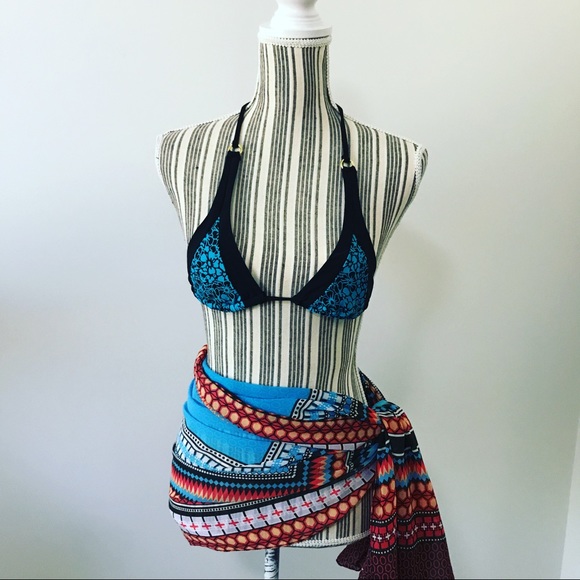 ☀️ ⬇️ Multicolor Beach Sarong Wrap - Picture 3 of 9